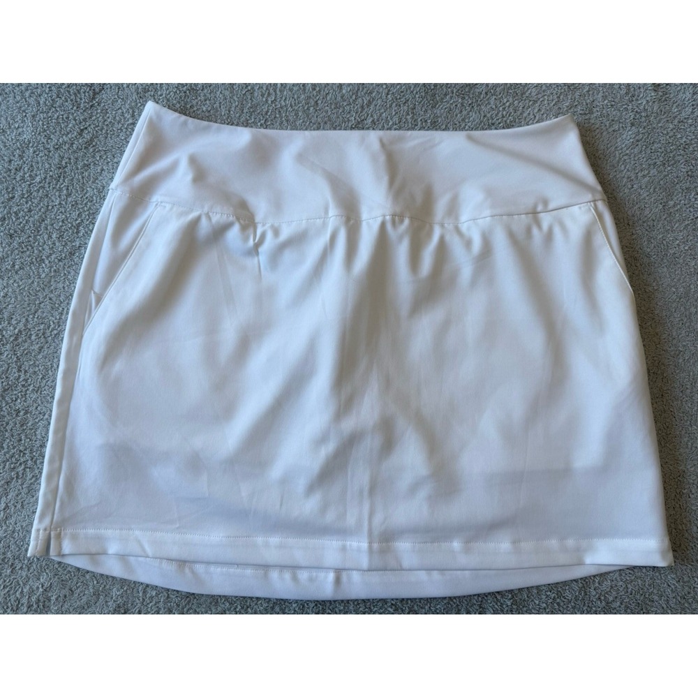 NWT Adidas Skort Golf Tennis Pickleball White Women's Size XL‎ - Picture 2 of 9